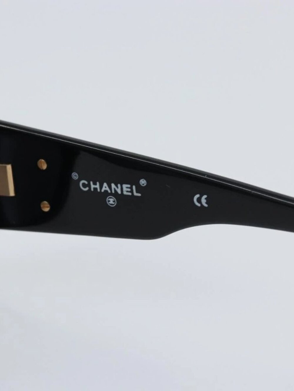 CHANEL Sunglasses plastic Black CC - Picture 9 of 11